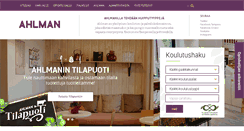 Desktop Screenshot of ahlman.fi